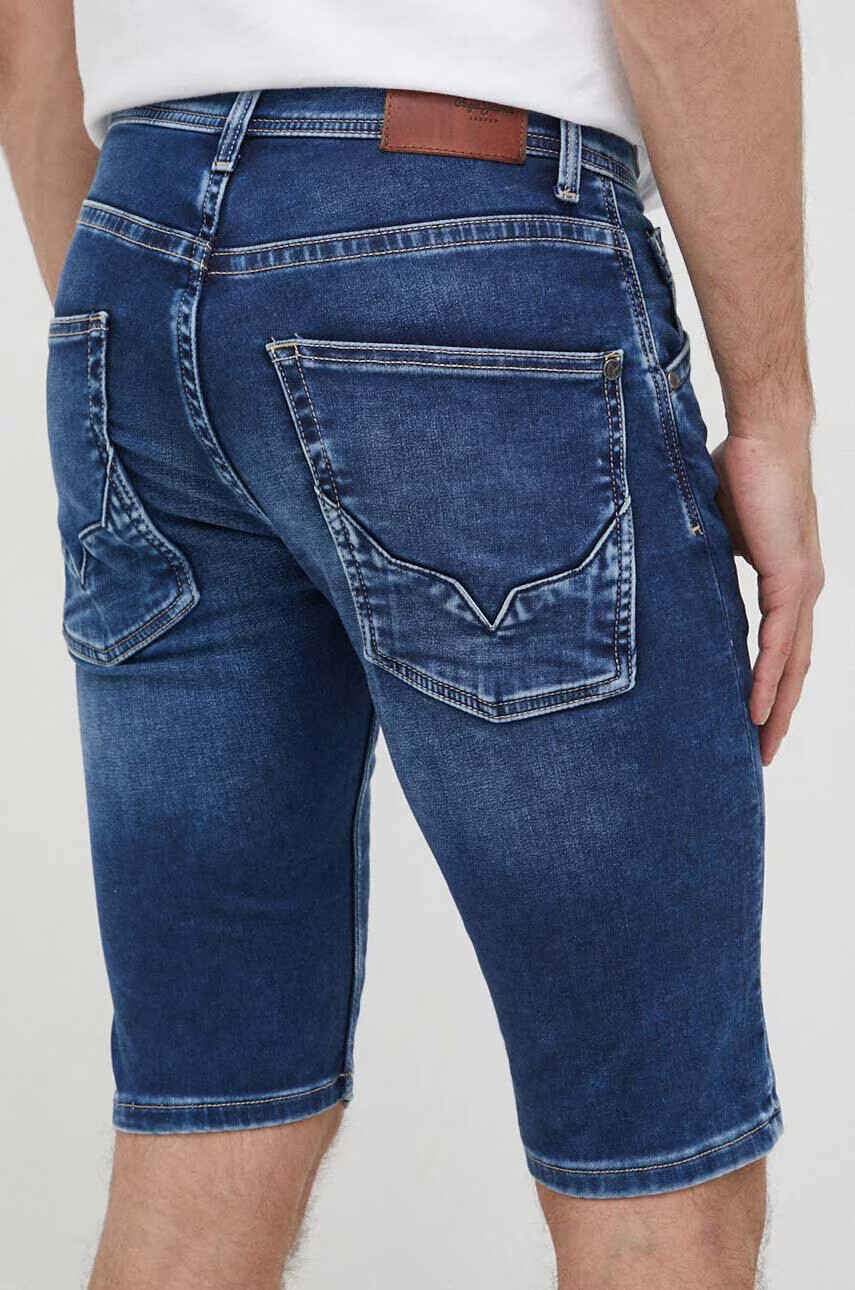 Pepe Jeans Дънкови къси панталони Track в тъмносиньо - Pepit.bg