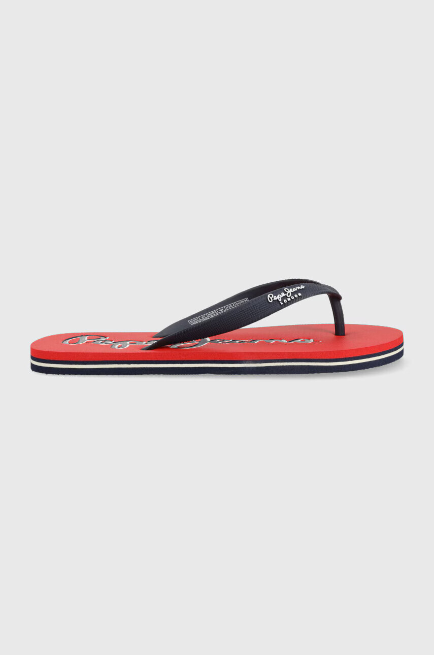 Pepe Jeans Джапанки BAY BEACH в червено PMS70129 - Pepit.bg