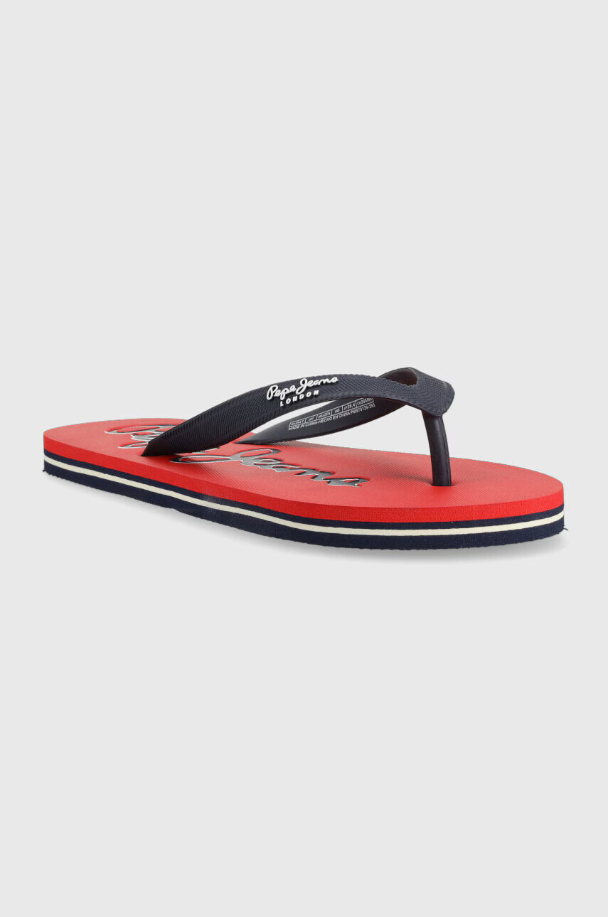 Pepe Jeans Джапанки BAY BEACH в червено PMS70129 - Pepit.bg