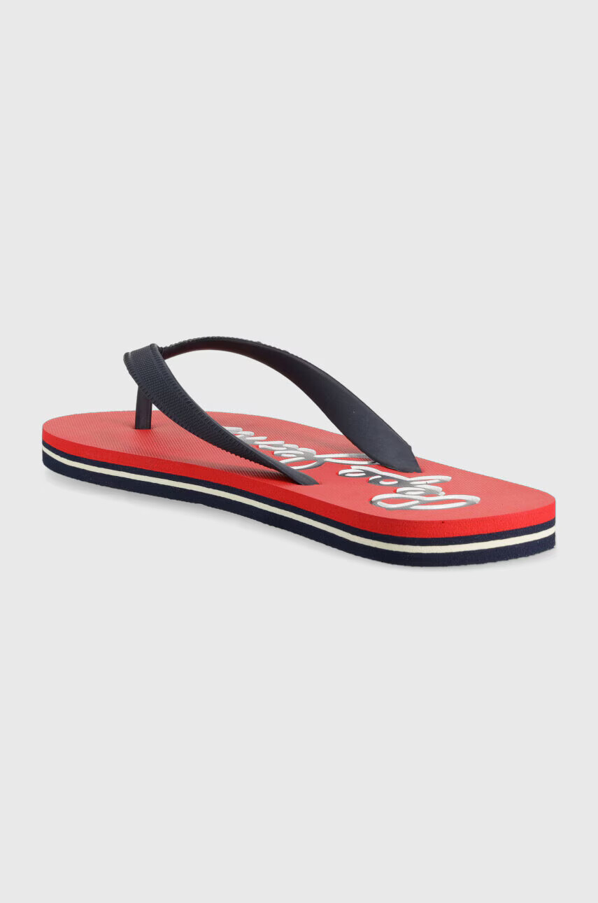 Pepe Jeans Джапанки BAY BEACH в червено PMS70129 - Pepit.bg