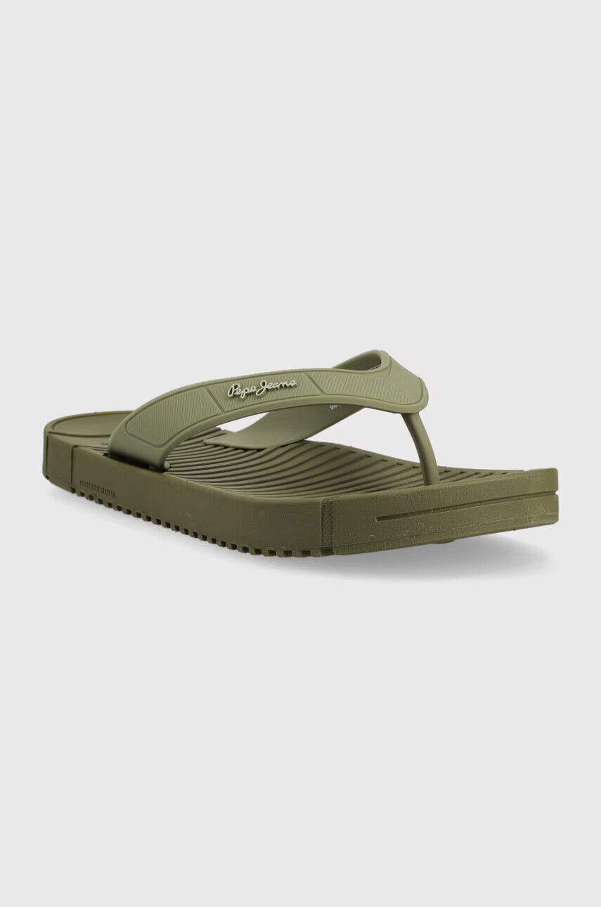 Pepe Jeans Джапанки SHORE в зелено PMS70137 - Pepit.bg