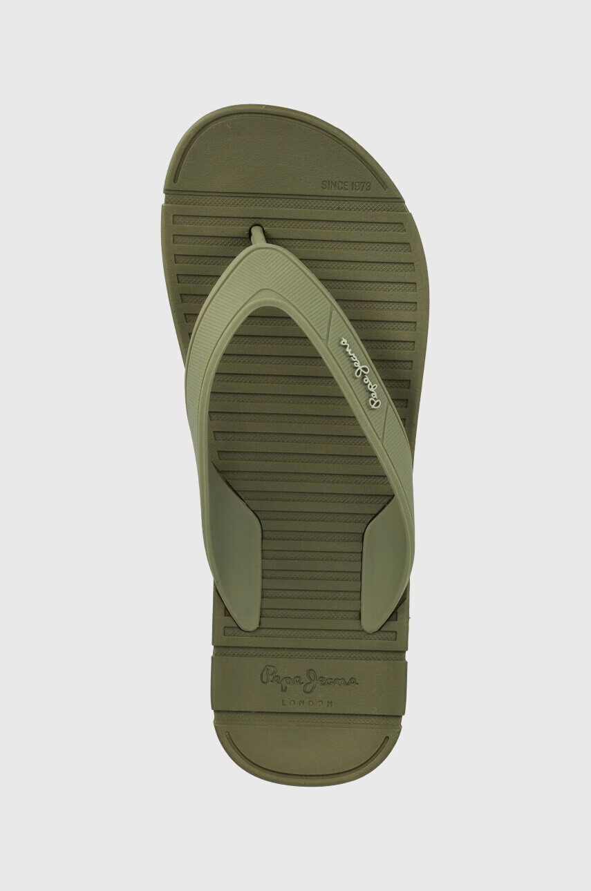 Pepe Jeans Джапанки SHORE в зелено PMS70137 - Pepit.bg