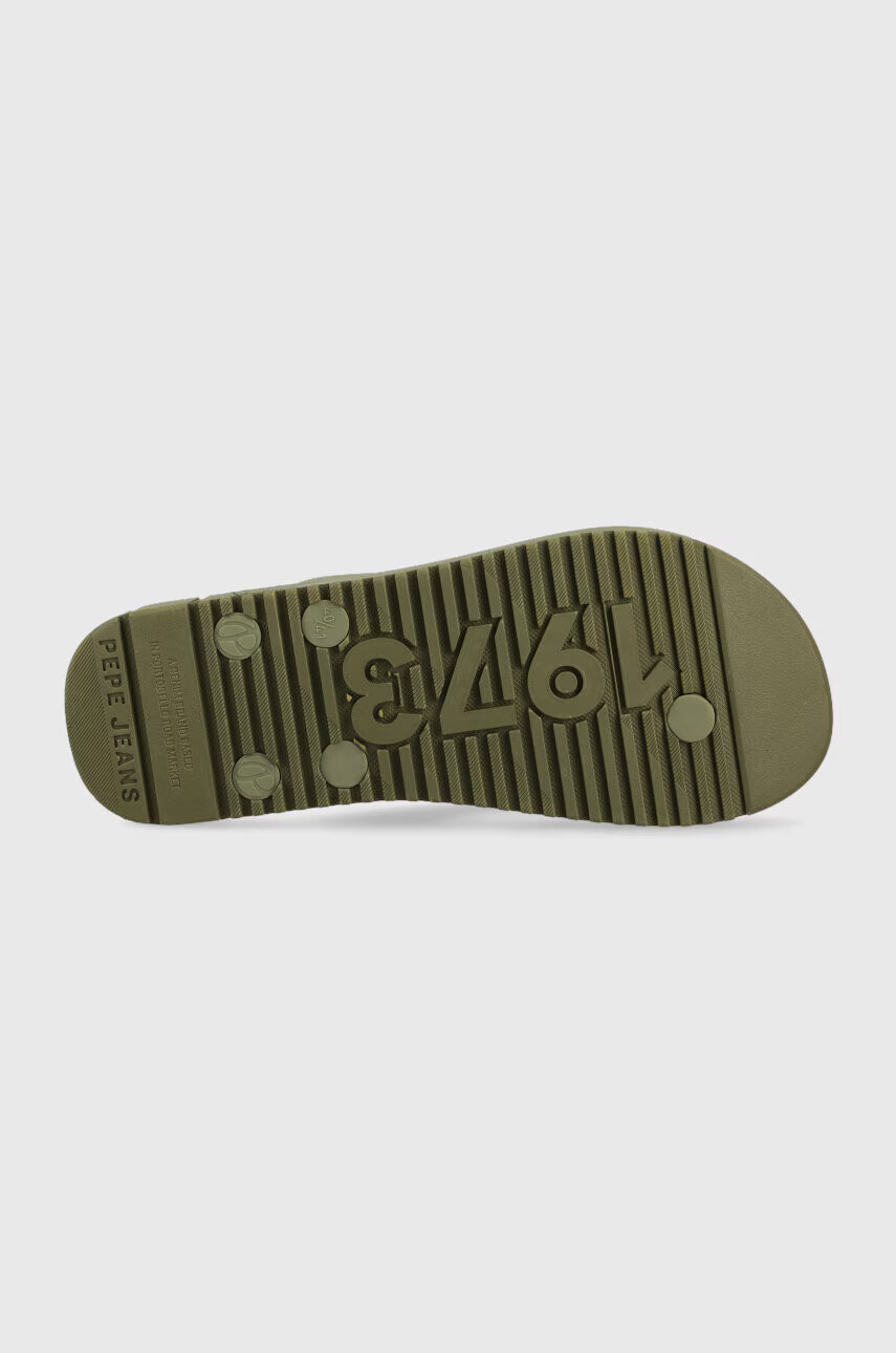 Pepe Jeans Джапанки SHORE в зелено PMS70137 - Pepit.bg
