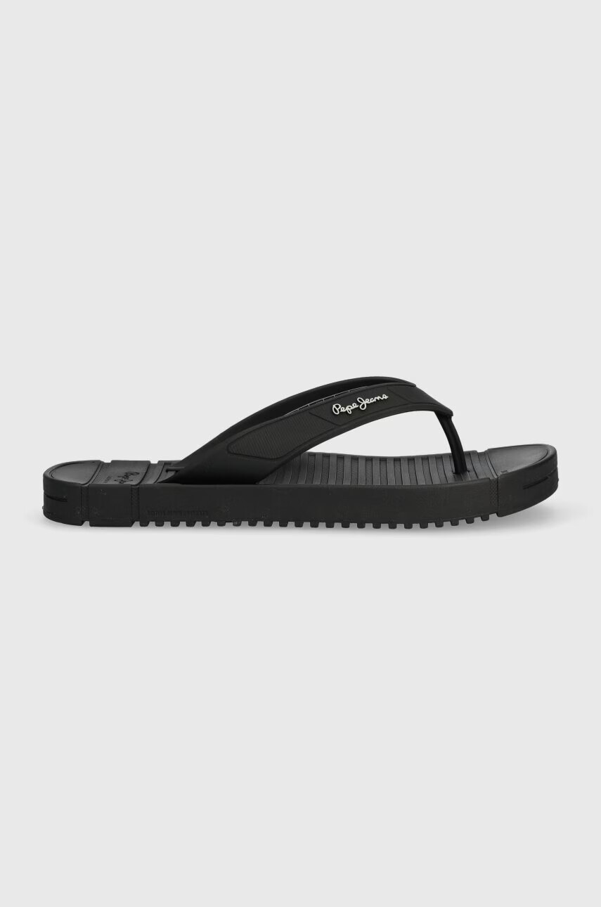 Pepe Jeans Джапанки SHORE в черно PMS70137 - Pepit.bg