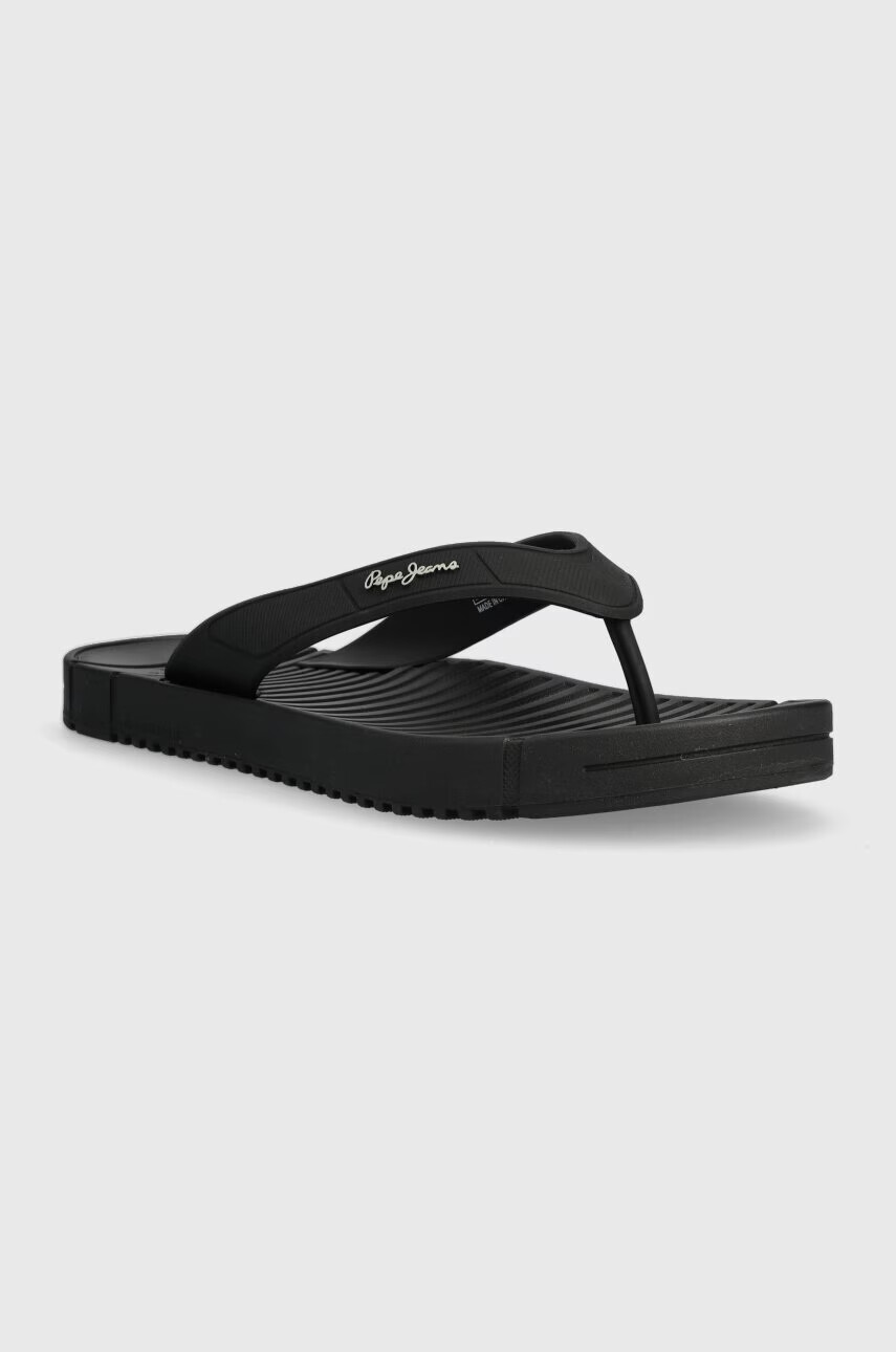 Pepe Jeans Джапанки SHORE в черно PMS70137 - Pepit.bg