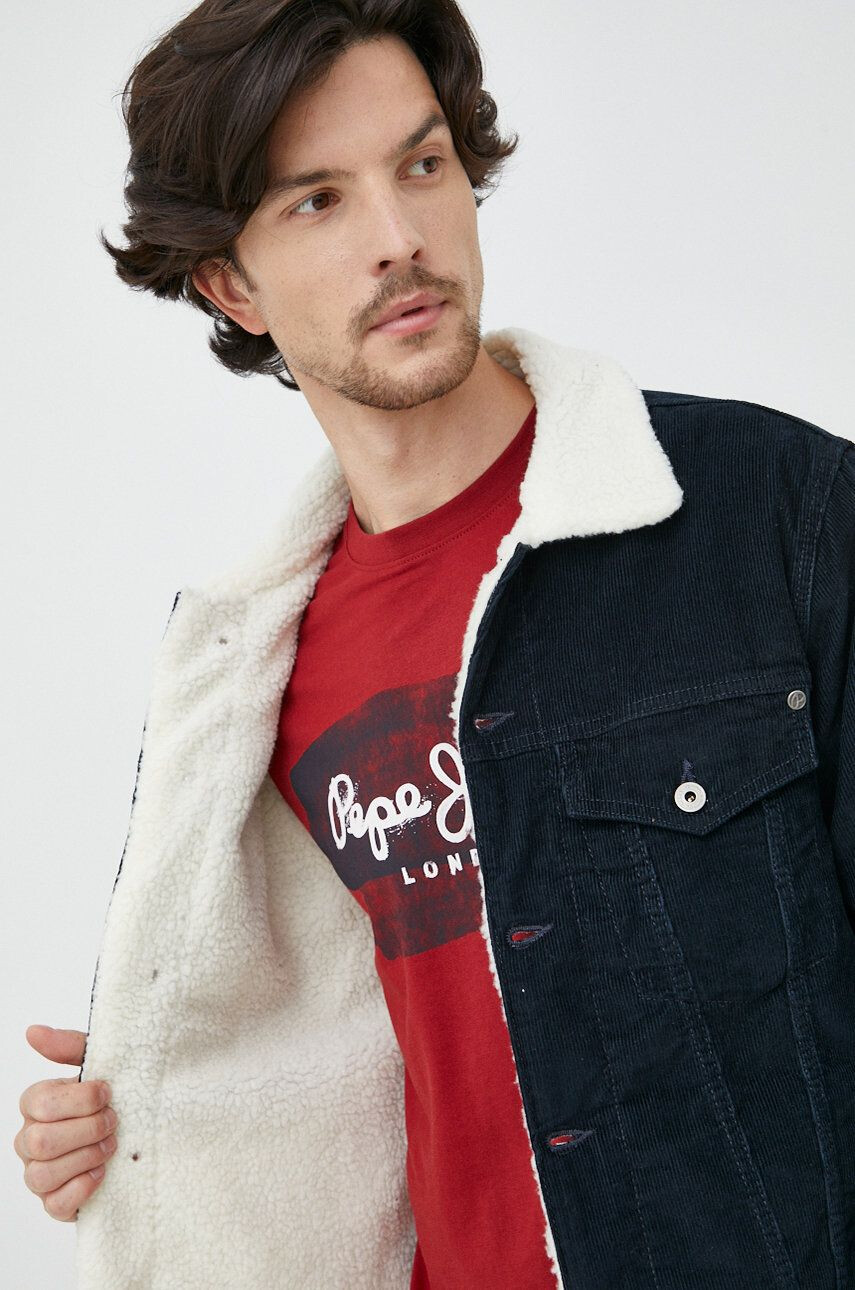 Pepe Jeans Джинсово яке в тъмносиньо с преходна изолация - Pepit.bg