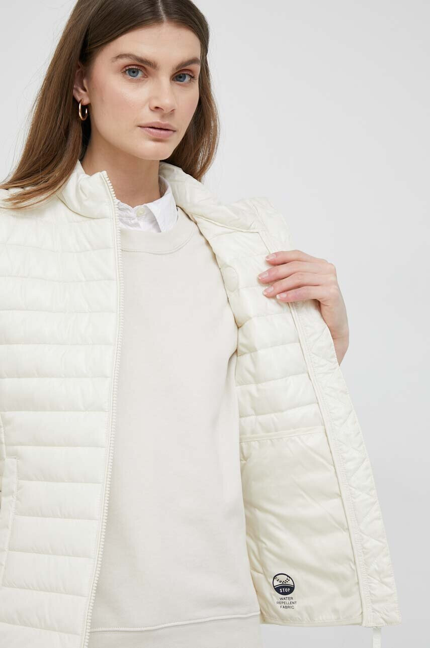 Pepe Jeans Елек дамски в бежово с преходна изолация - Pepit.bg