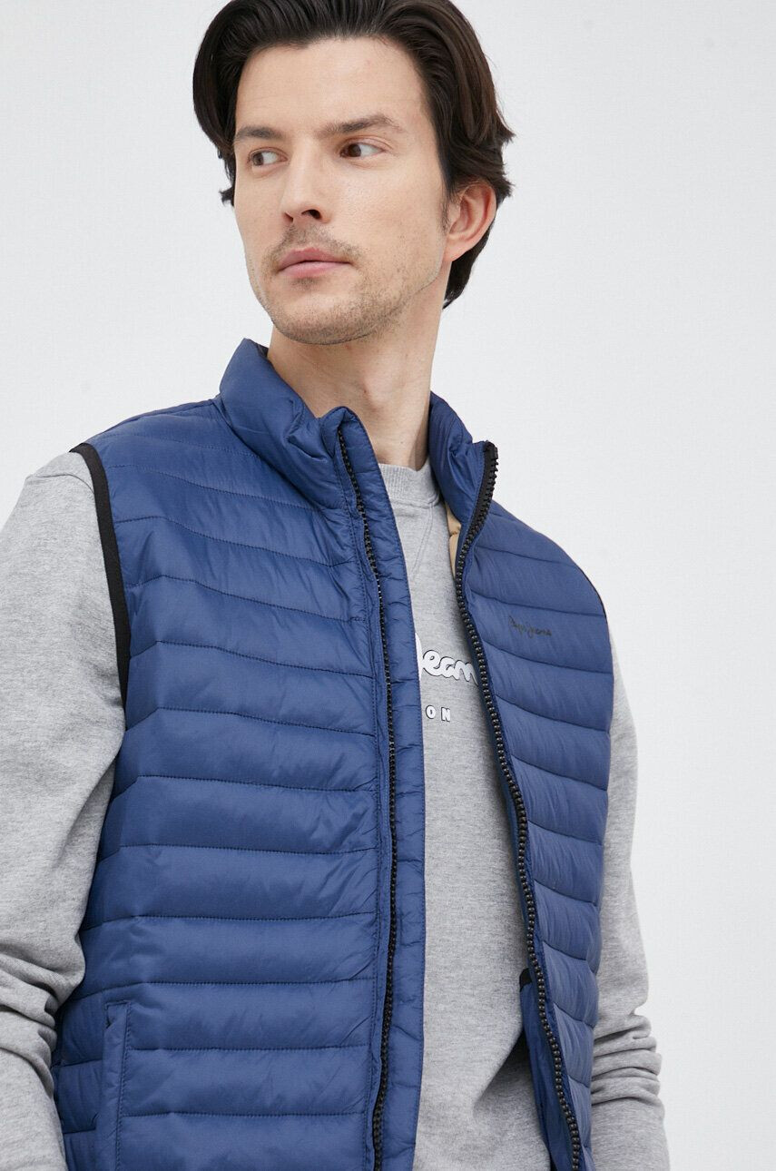 Pepe Jeans Елек Connel Gillet мъжки в тъмносиньо с преходна изолация - Pepit.bg