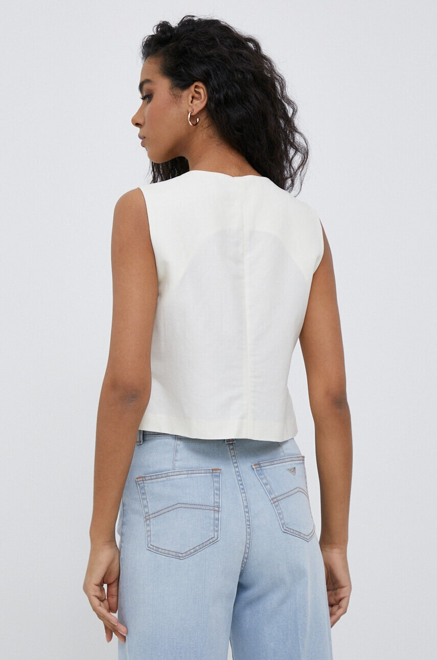 Pepe Jeans Елек с лен Aditi - Pepit.bg