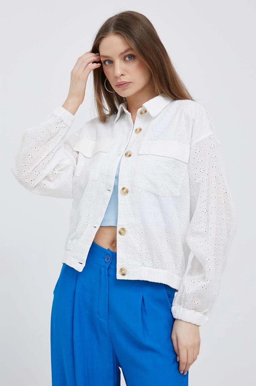 Pepe Jeans Яке в бяло с преходна изолация - Pepit.bg