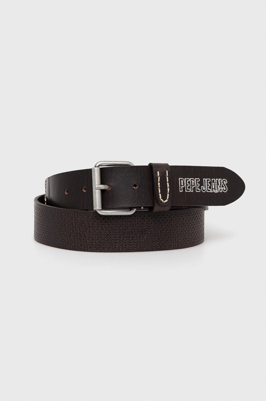 Pepe Jeans Колан мъжки в кафяво - Pepit.bg