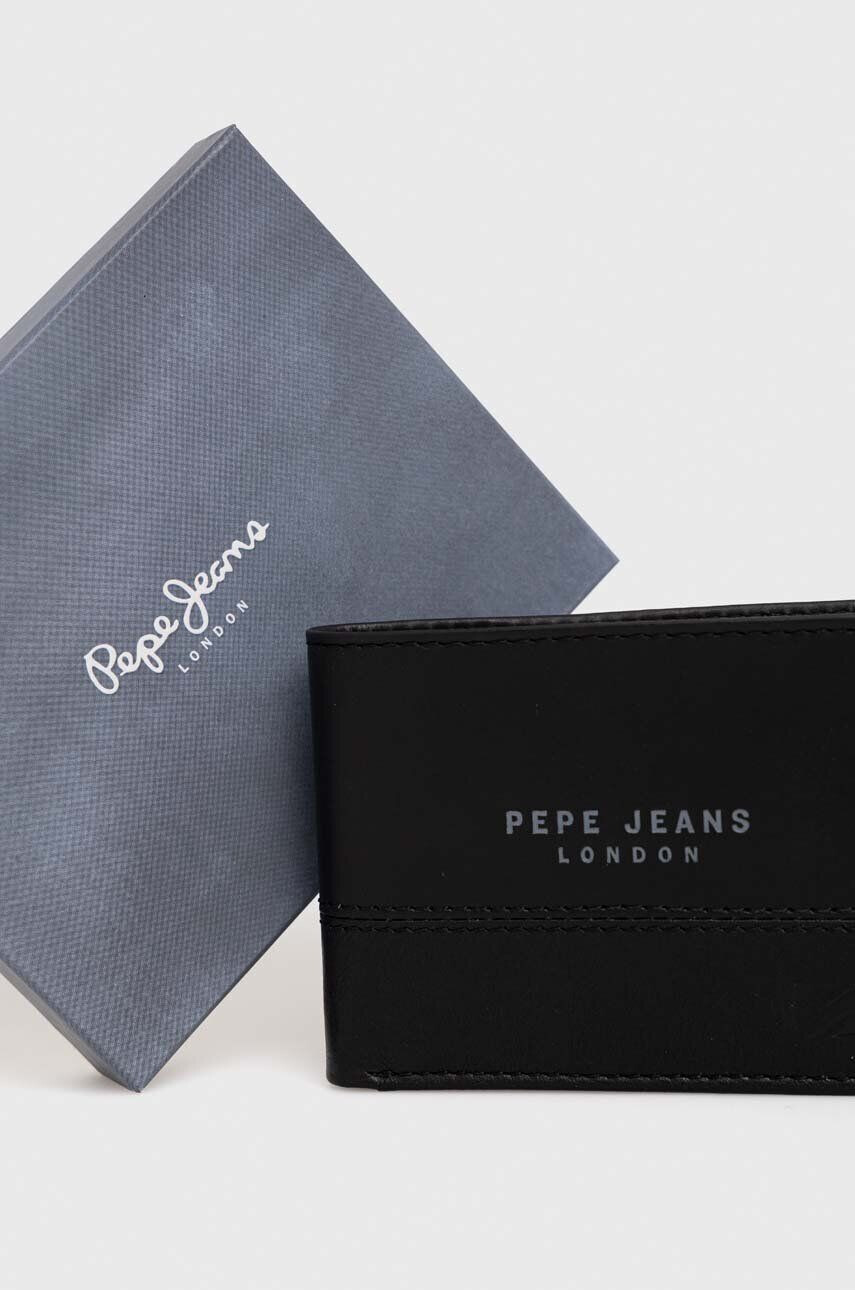 Pepe Jeans Кожен портфейл в черно - Pepit.bg