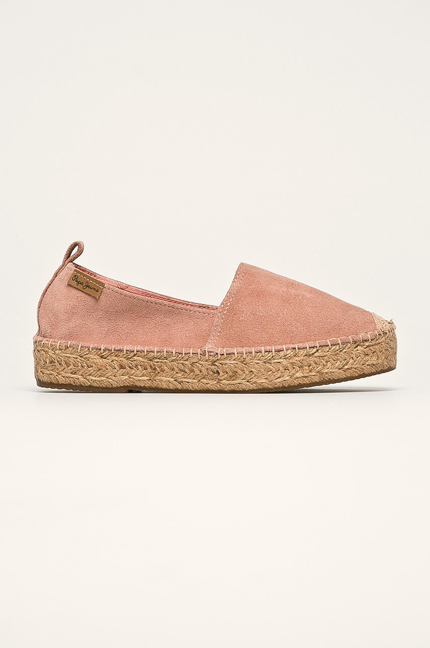 Pepe Jeans Кожени еспадрили Liss Plein - Pepit.bg