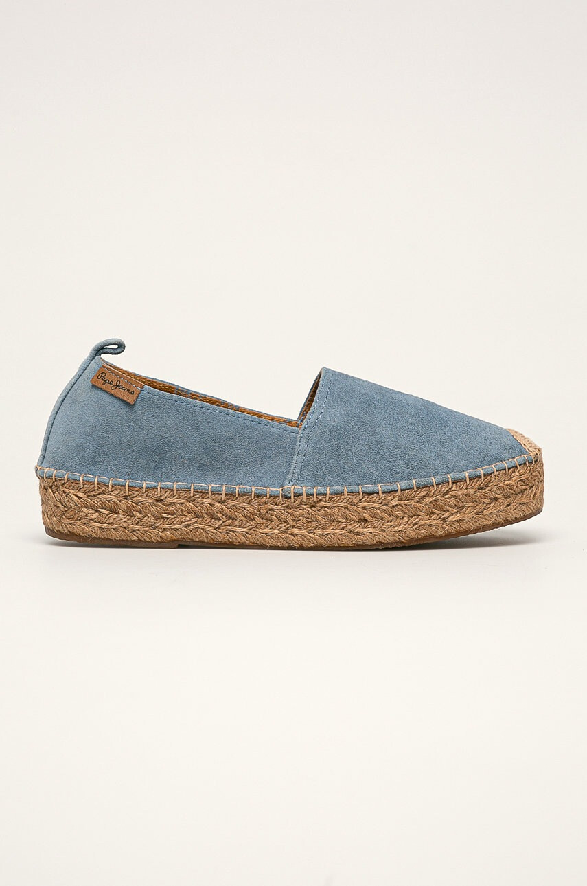 Pepe Jeans Кожени еспадрили Liss Plein - Pepit.bg