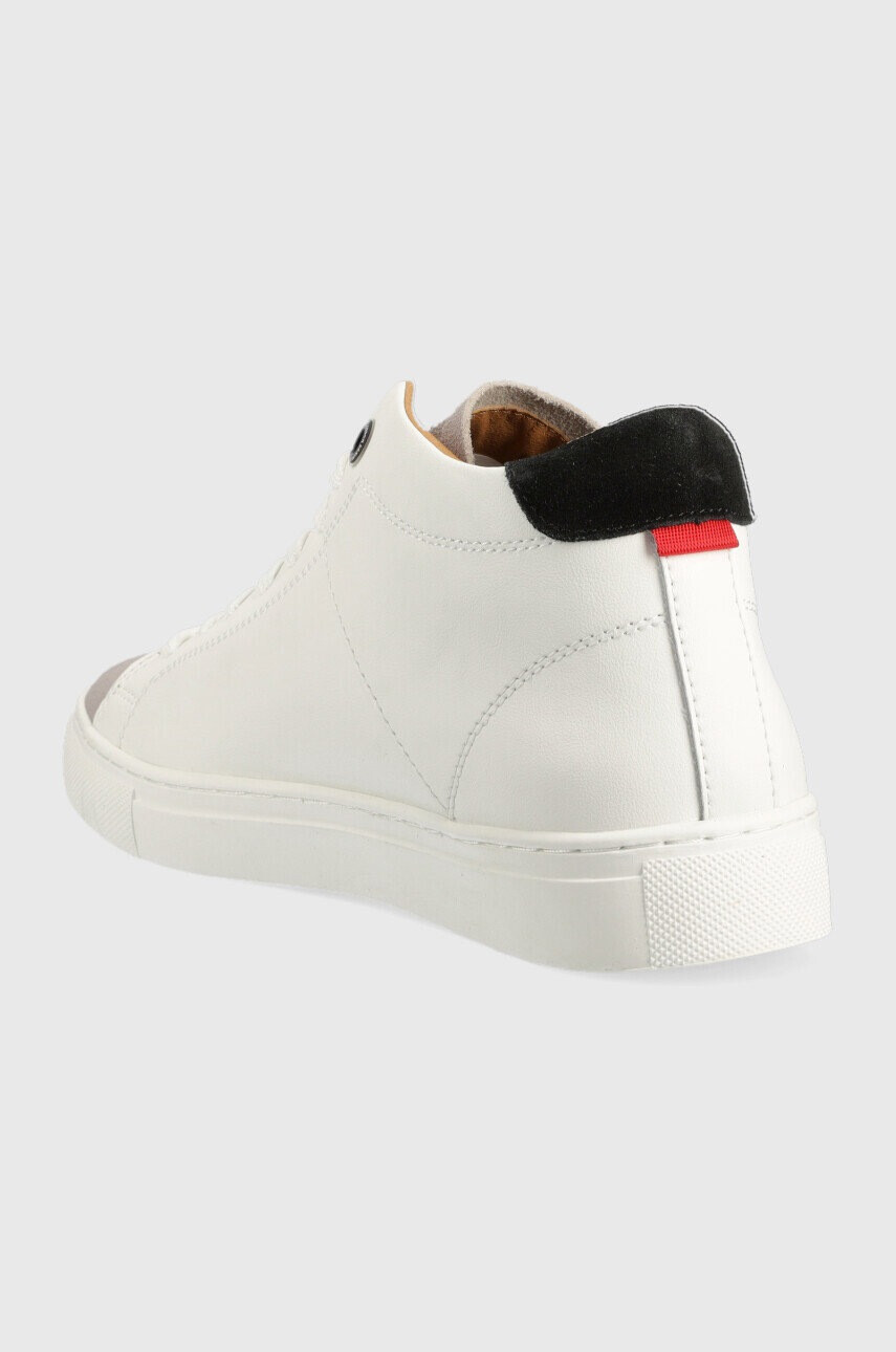 Pepe Jeans Кожени маратонки Joe Cup Half Boot в бяло - Pepit.bg