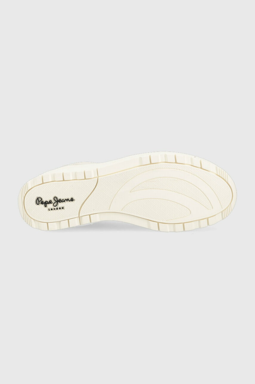 Pepe Jeans Кожени маратонки KORE в бяло PLS31473 - Pepit.bg