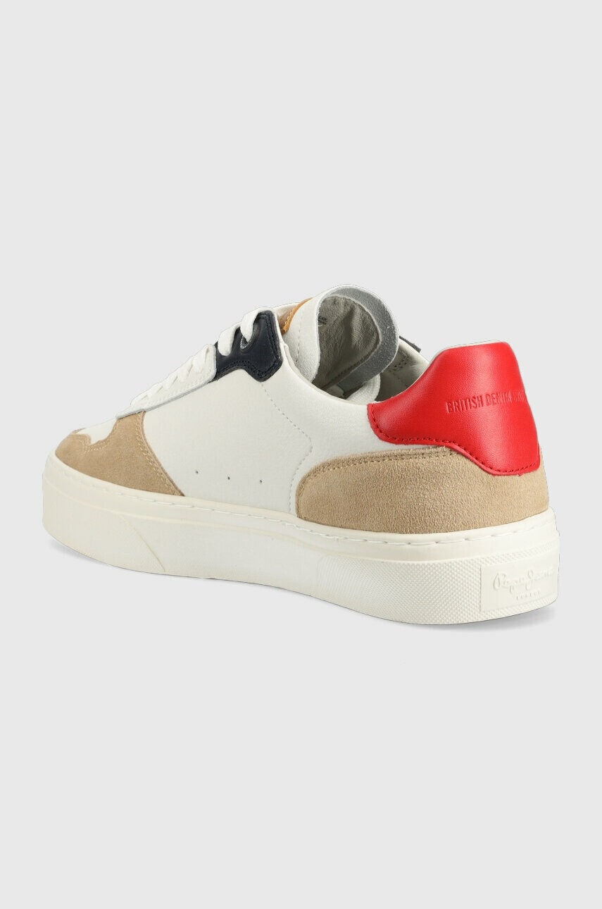 Pepe Jeans Кожени маратонки YOGI в кафяво PMS30929 - Pepit.bg