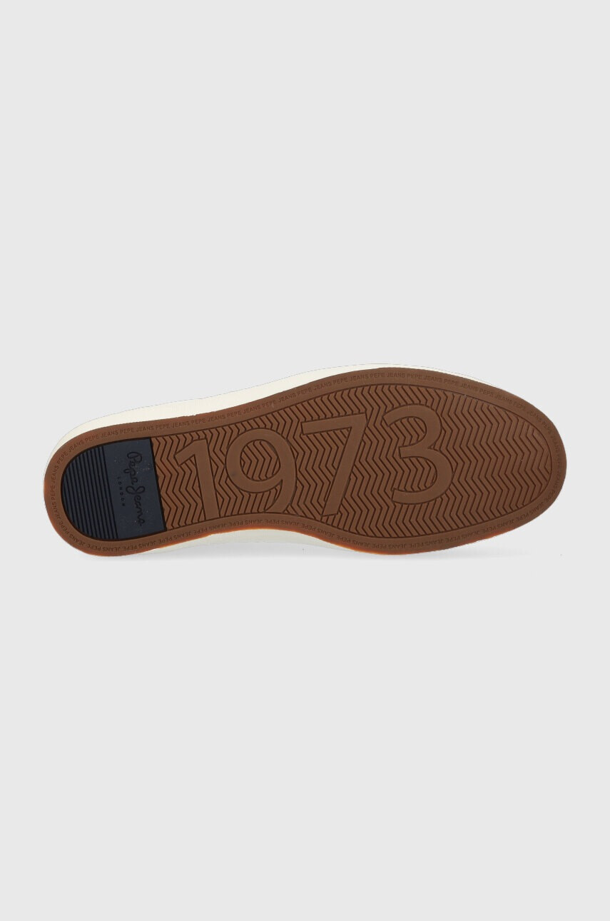 Pepe Jeans Кожени маратонки YOGI в бяло PMS30930 - Pepit.bg