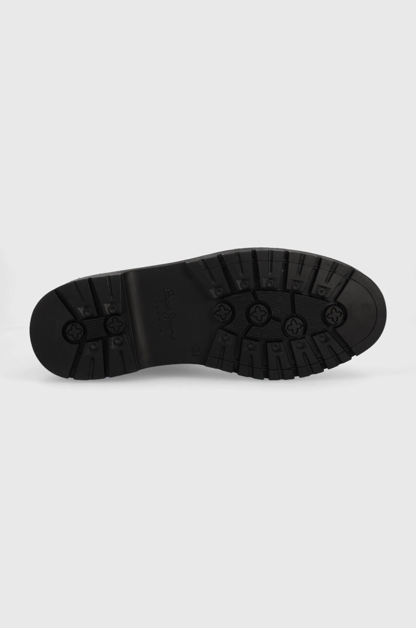 Pepe Jeans Кожени обувки Brad Boot Combi в черно - Pepit.bg