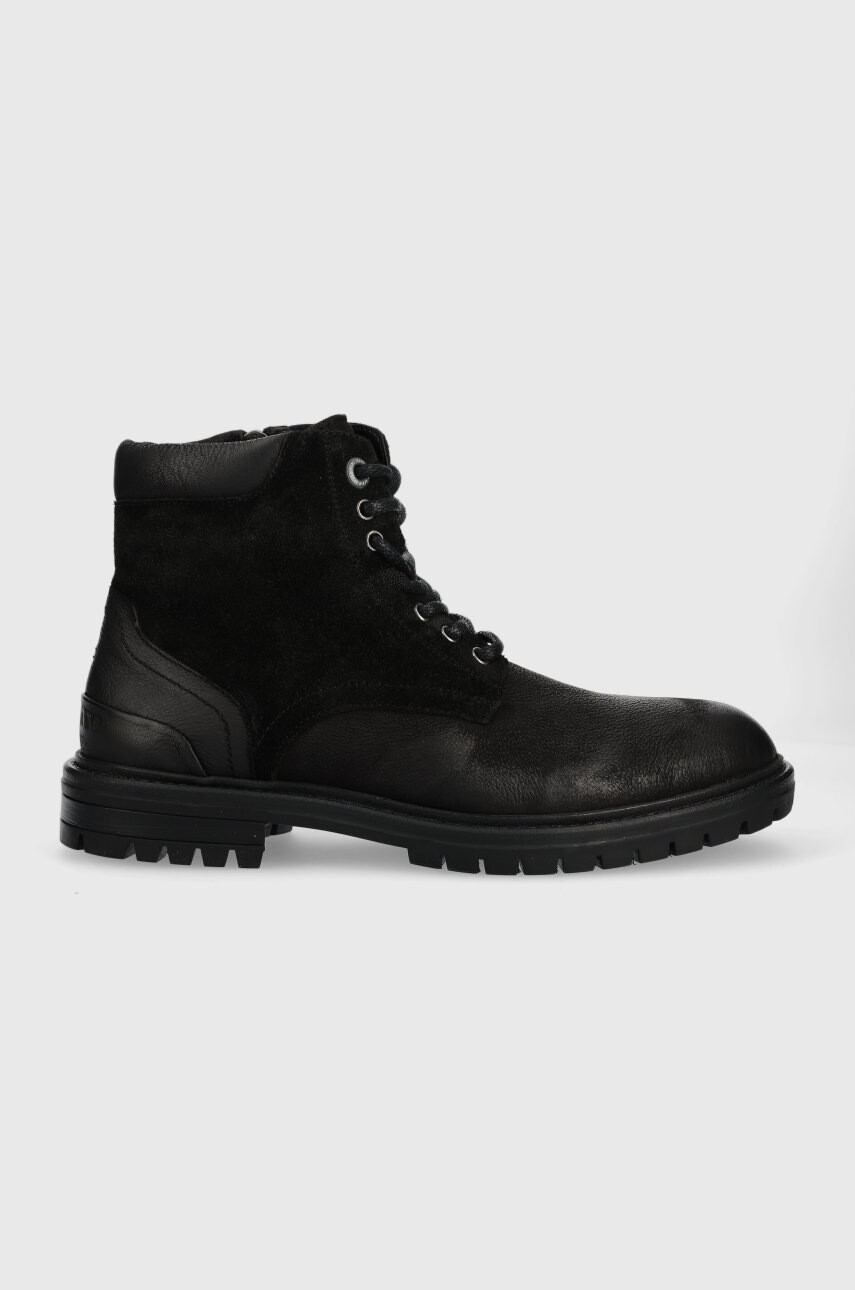 Pepe Jeans Кожени обувки Ned Boot Antic в черно - Pepit.bg