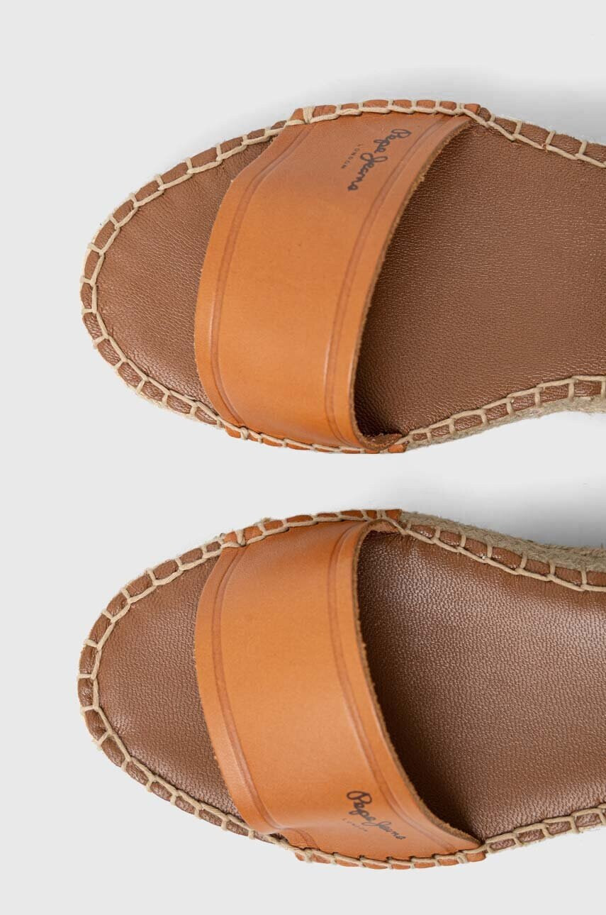 Pepe Jeans Кожени сандали KATE - Pepit.bg