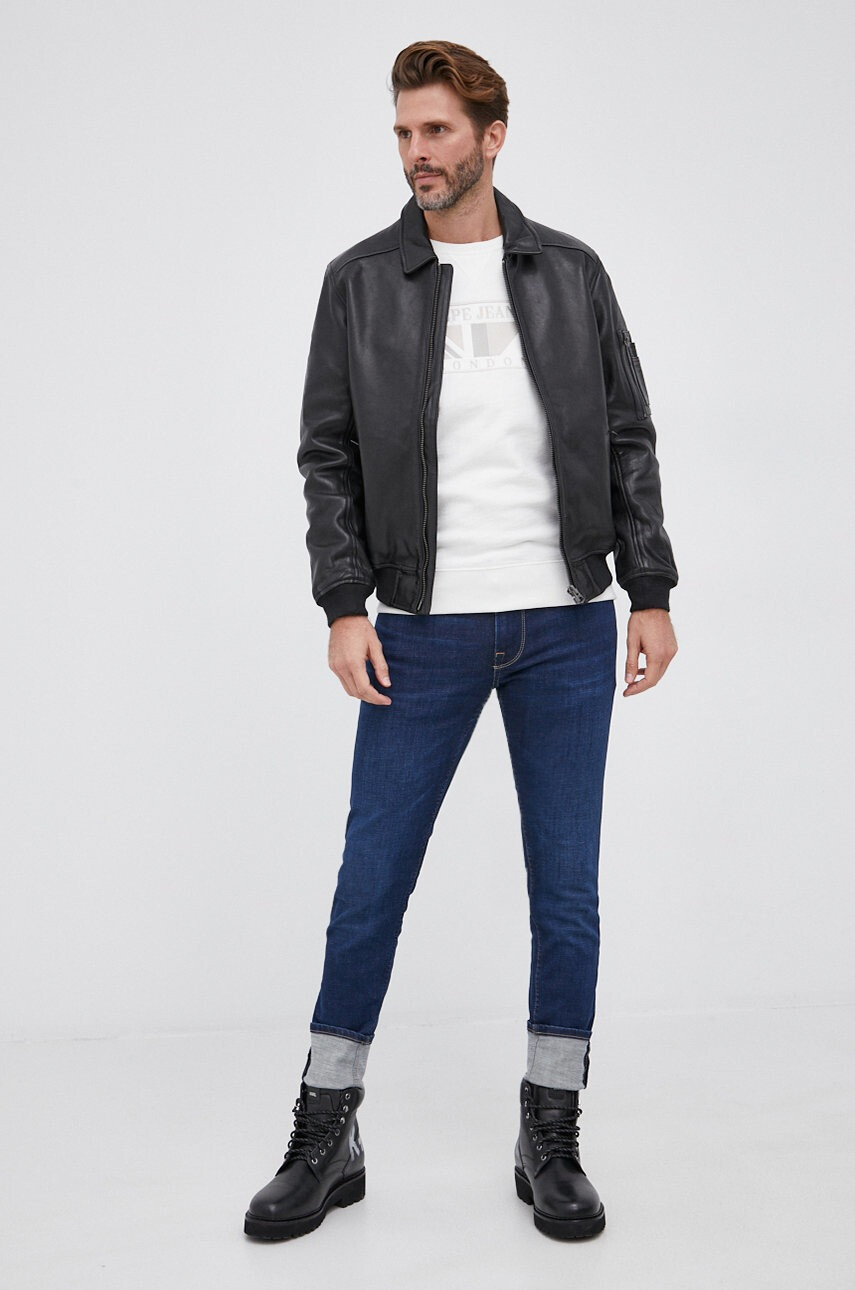 Pepe Jeans Koжено яке - Pepit.bg