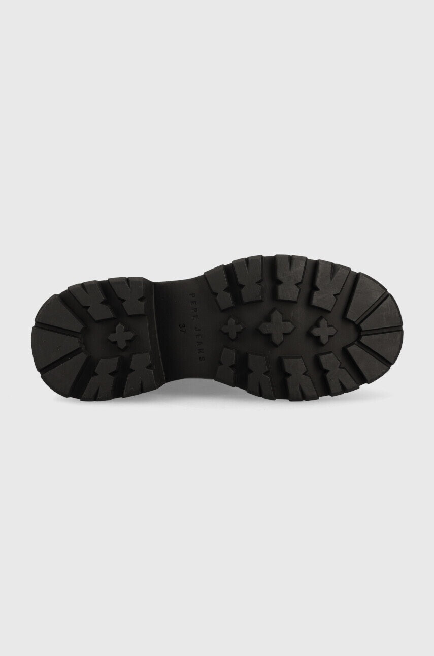 Pepe Jeans Кубинки Soda Rub W в черно с платформа - Pepit.bg