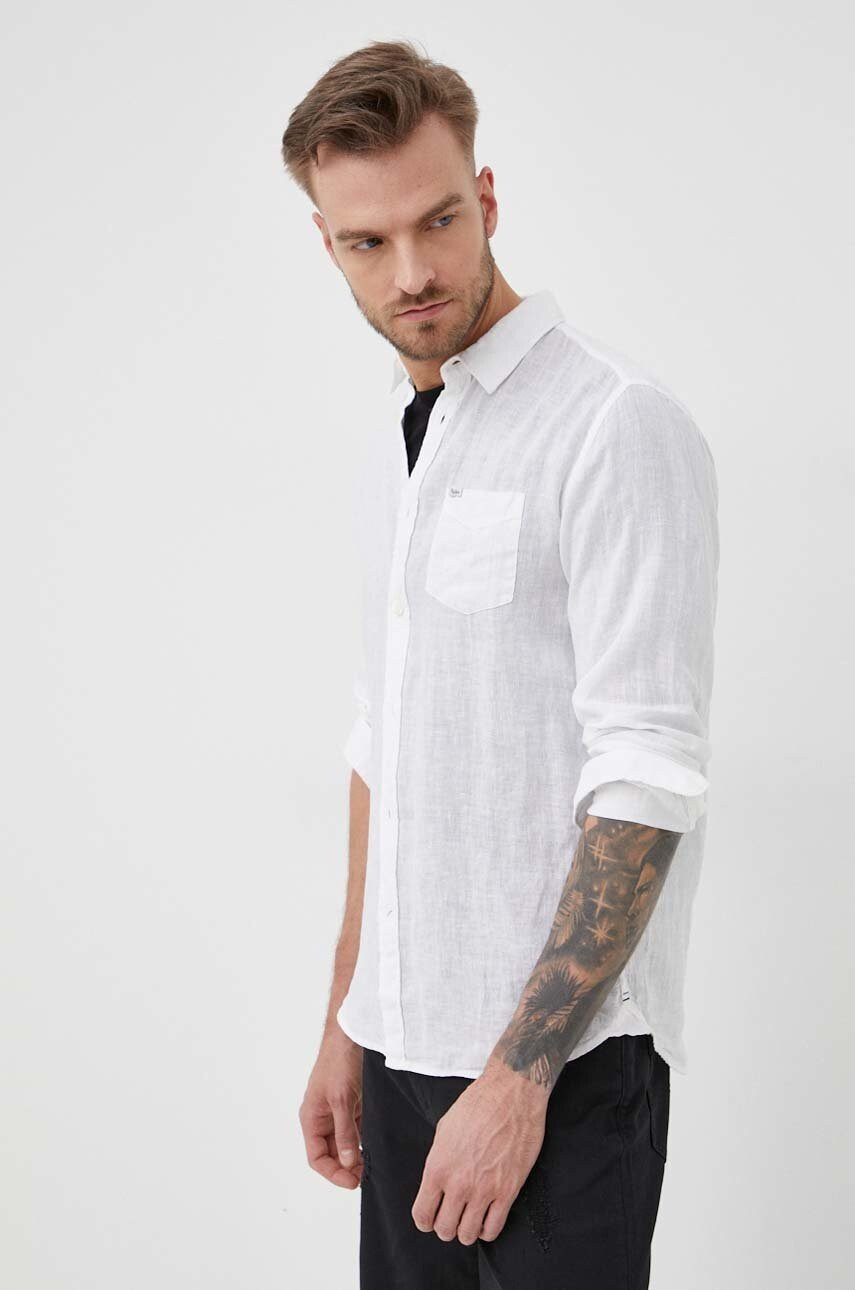 Pepe Jeans Ленена риза Parkers - Pepit.bg