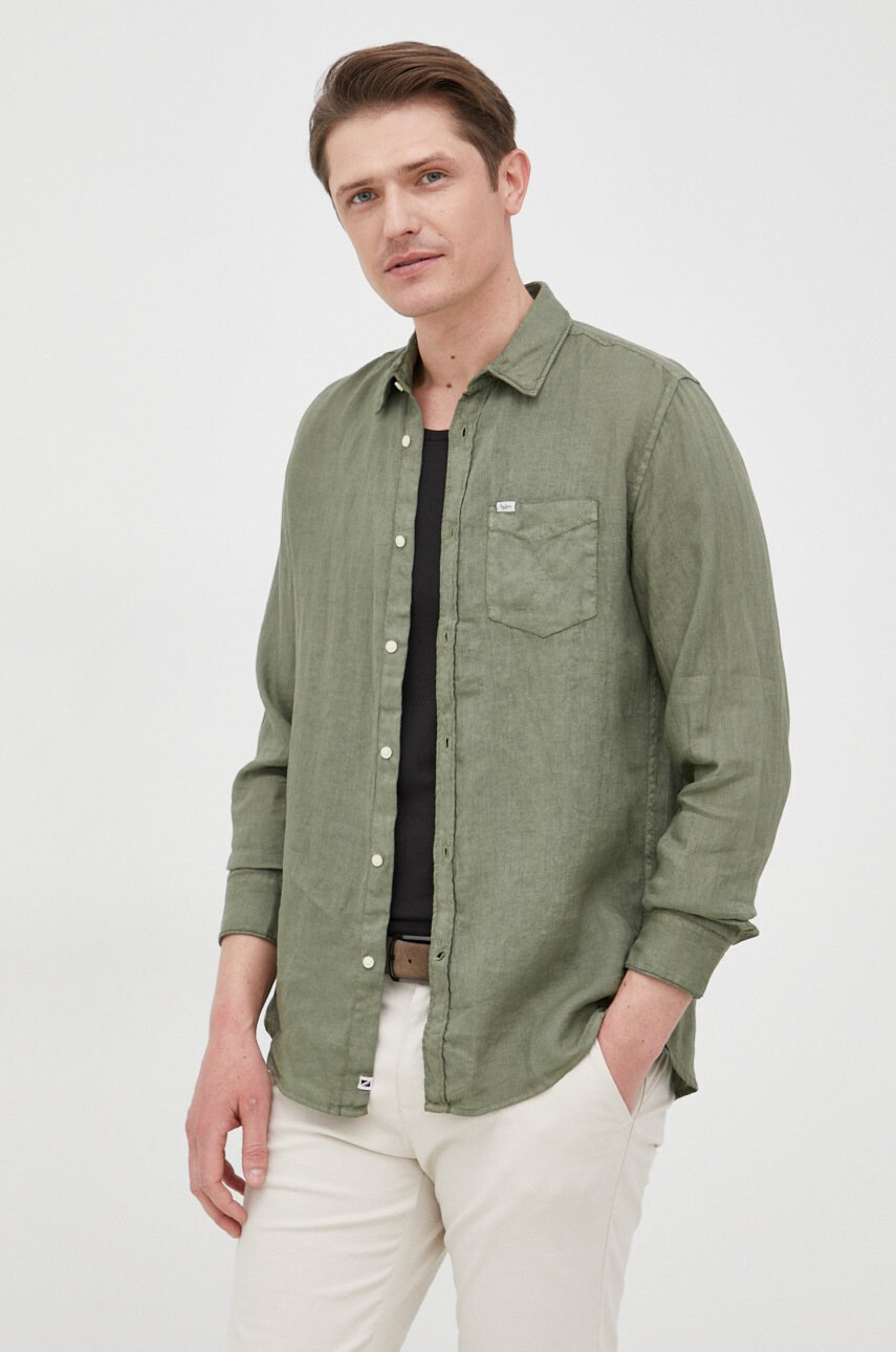 Pepe Jeans Ленена риза Parkers - Pepit.bg