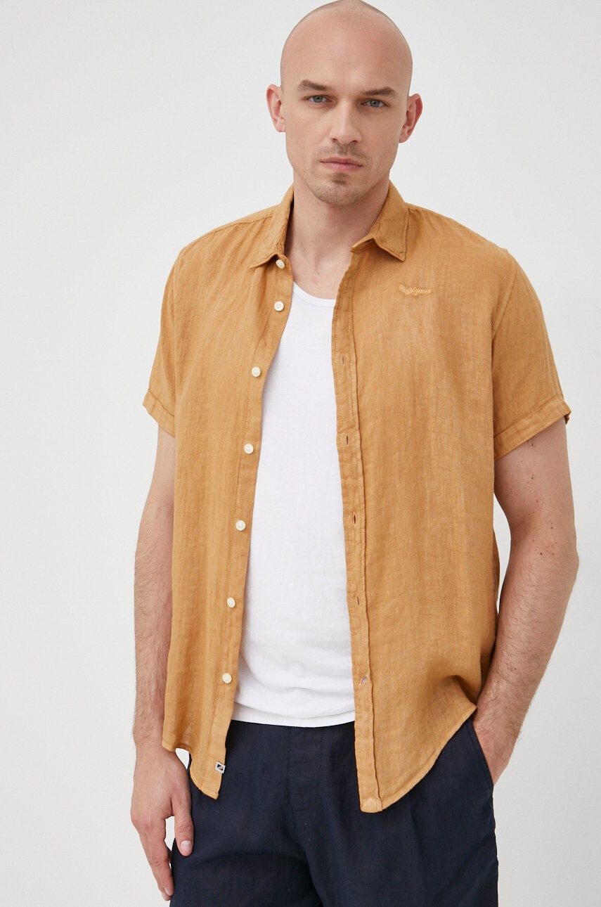 Pepe Jeans Ленена риза Parks - Pepit.bg