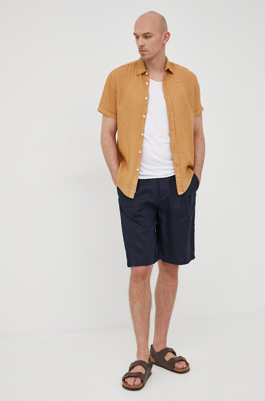 Pepe Jeans Ленена риза Parks - Pepit.bg