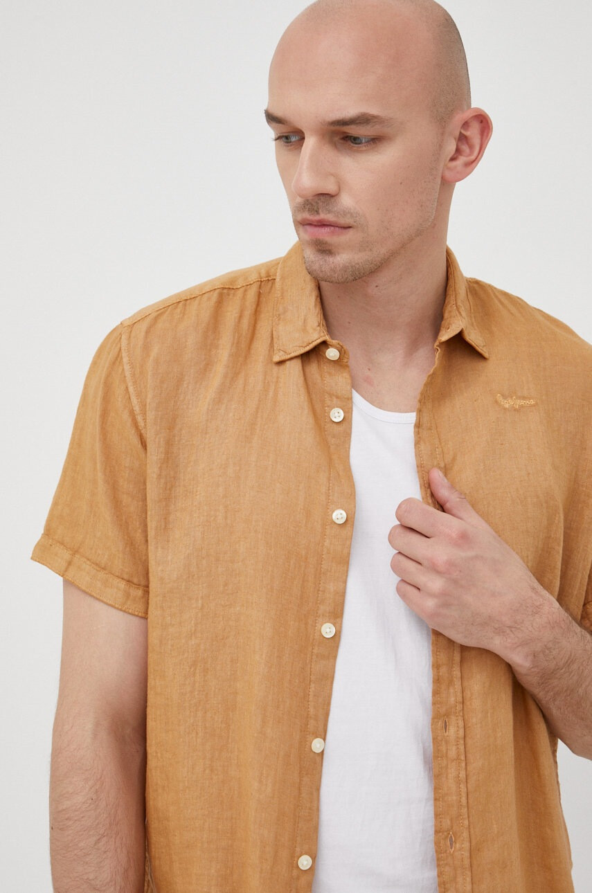 Pepe Jeans Ленена риза Parks - Pepit.bg