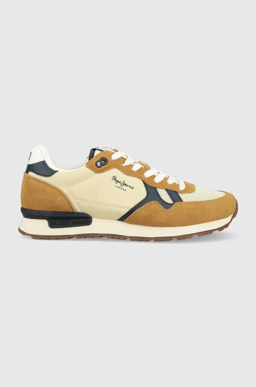 Pepe Jeans Маратонки BRIT в кафяво PMS30924 - Pepit.bg