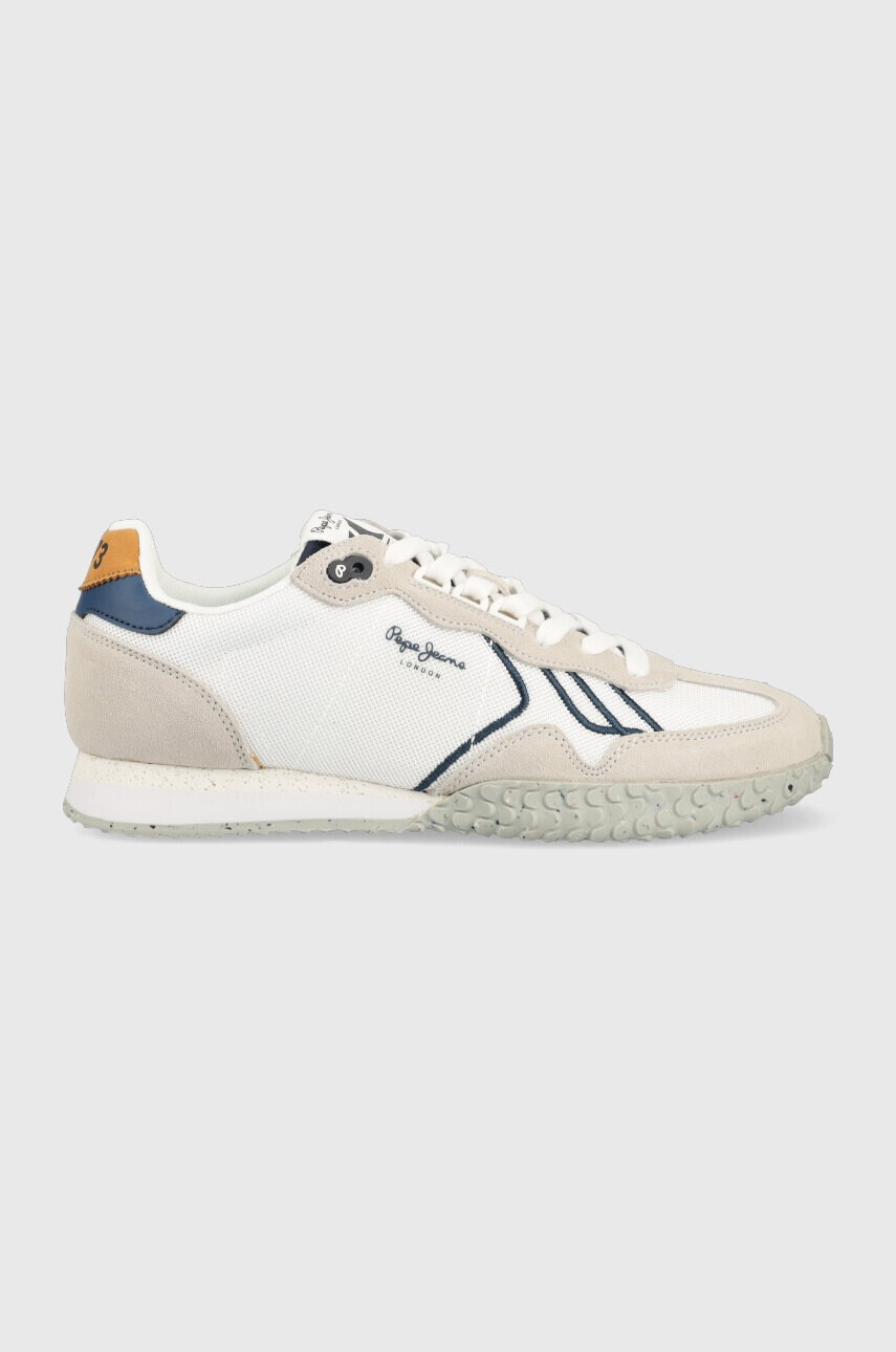 Pepe Jeans Маратонки HOLLAND в бяло PMS30940 - Pepit.bg