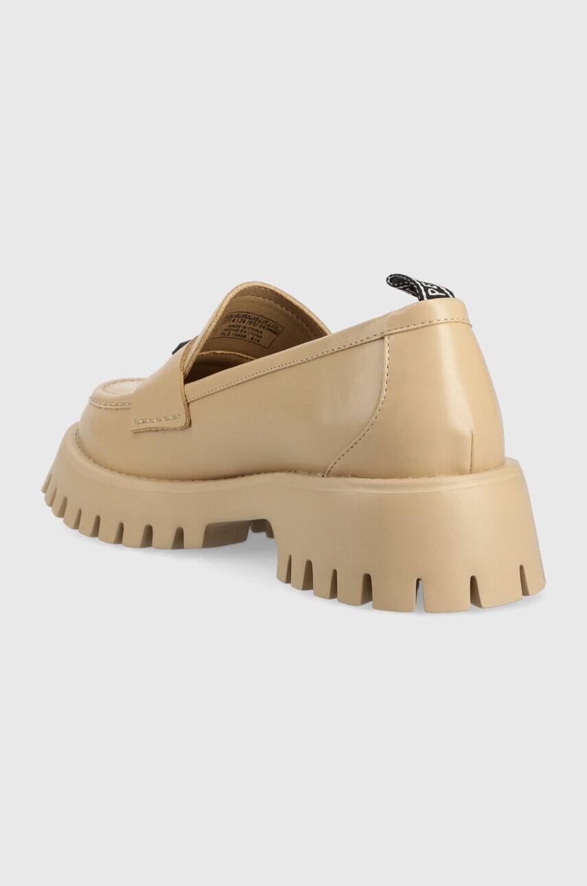 Pepe Jeans Мокасини OXFORD в бежово с платформа PLS10408 - Pepit.bg