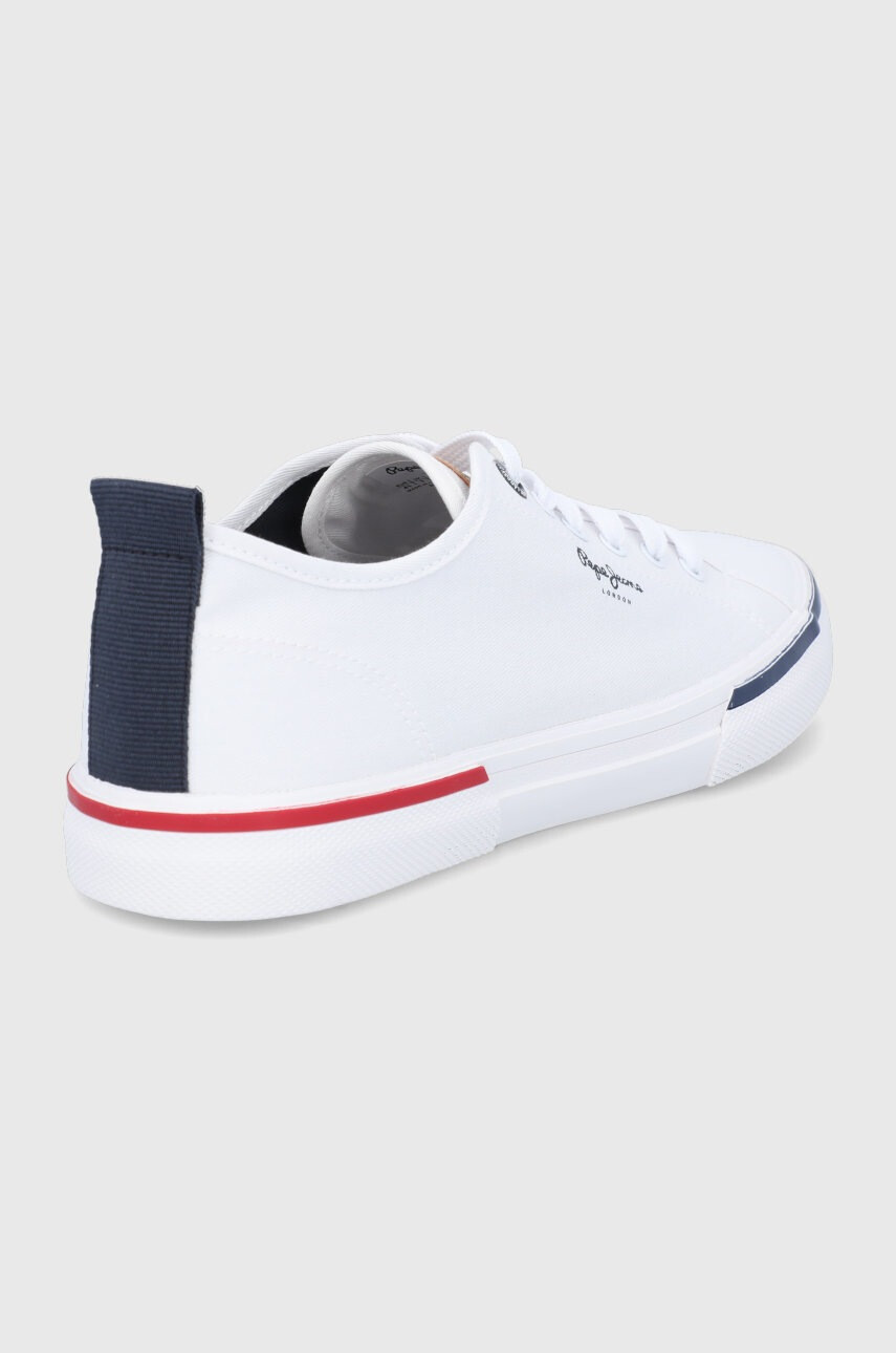 Pepe Jeans Ниски кецове Kenton Smart 22 мъжки в бяло - Pepit.bg
