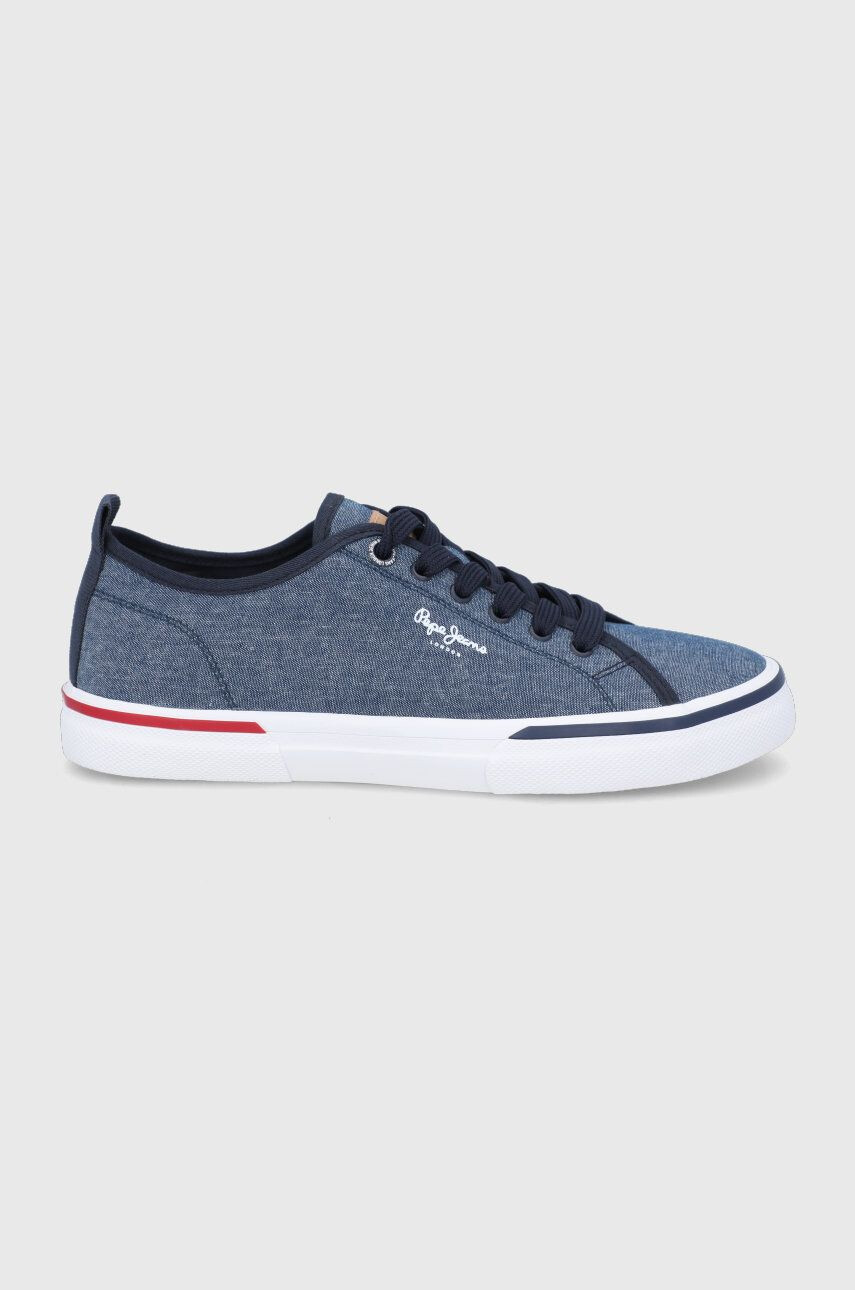 Pepe Jeans Ниски кецове Kenton Smart 22 Chambray мъжки - Pepit.bg