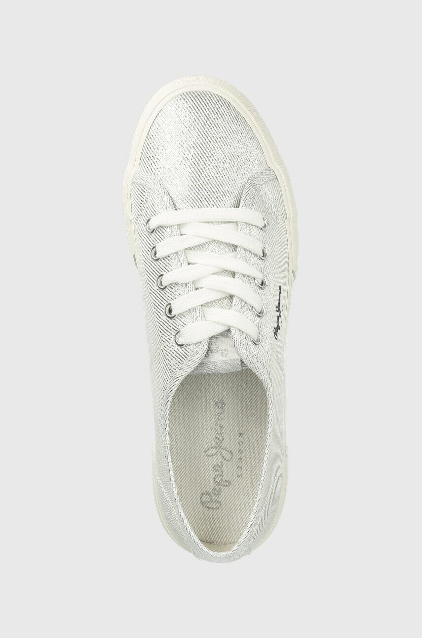 Pepe Jeans Ниски кецове BRADY в сребристо PLS31439 - Pepit.bg