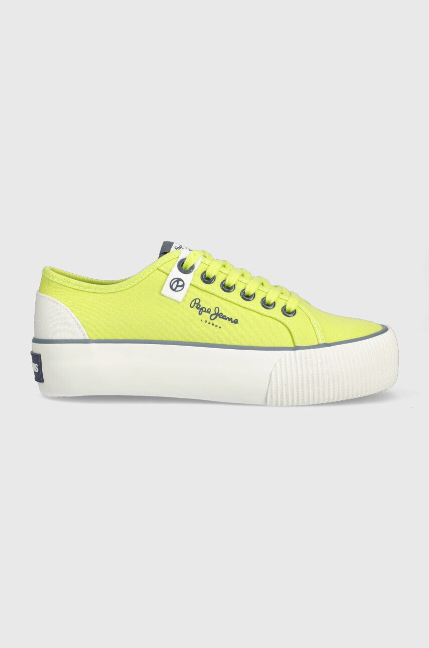 Pepe Jeans Ниски кецове OTTIS в зелено - Pepit.bg