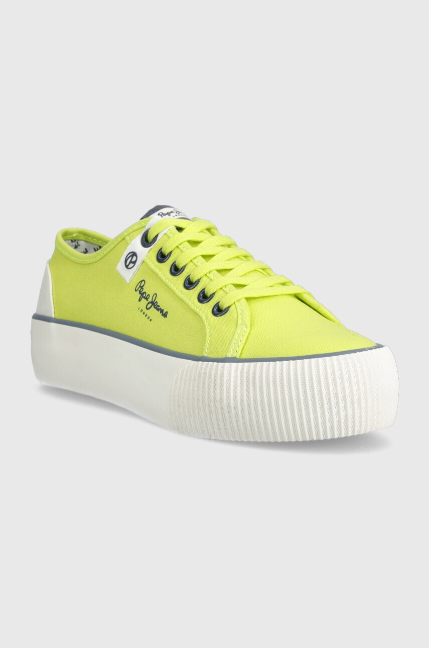 Pepe Jeans Ниски кецове OTTIS в зелено - Pepit.bg