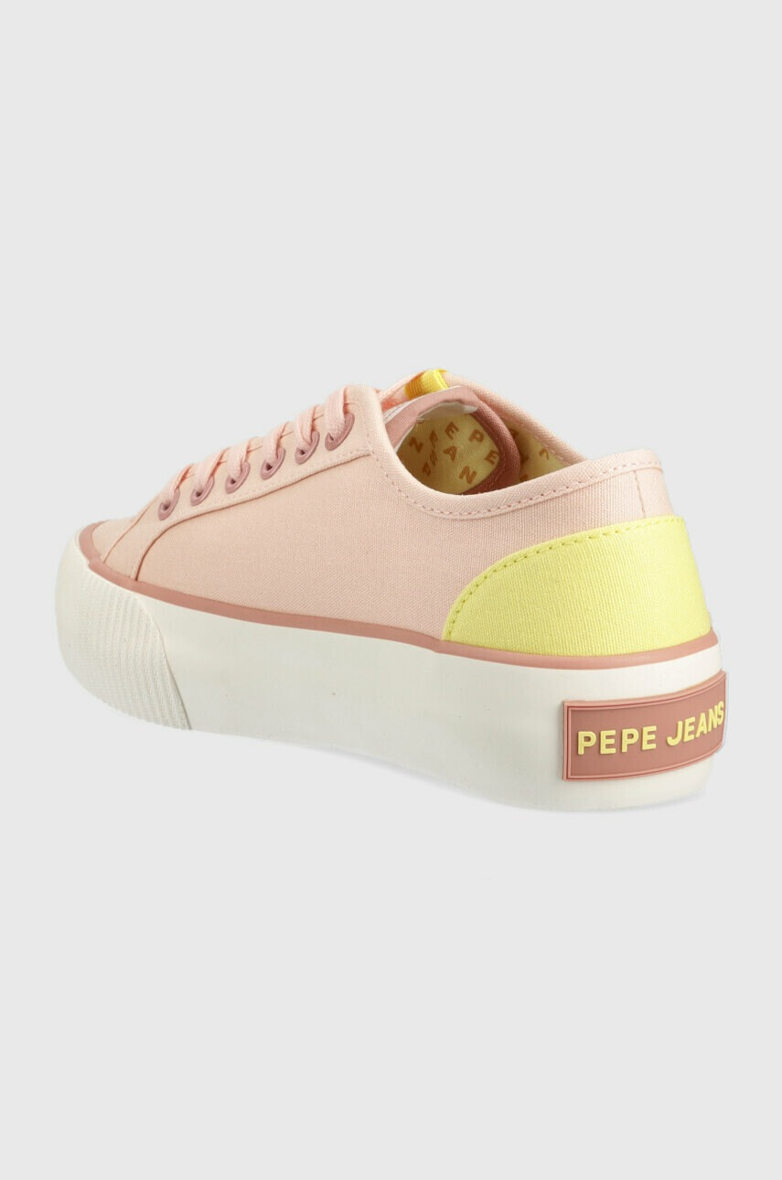 Pepe Jeans Ниски кецове OTTIS в розово - Pepit.bg