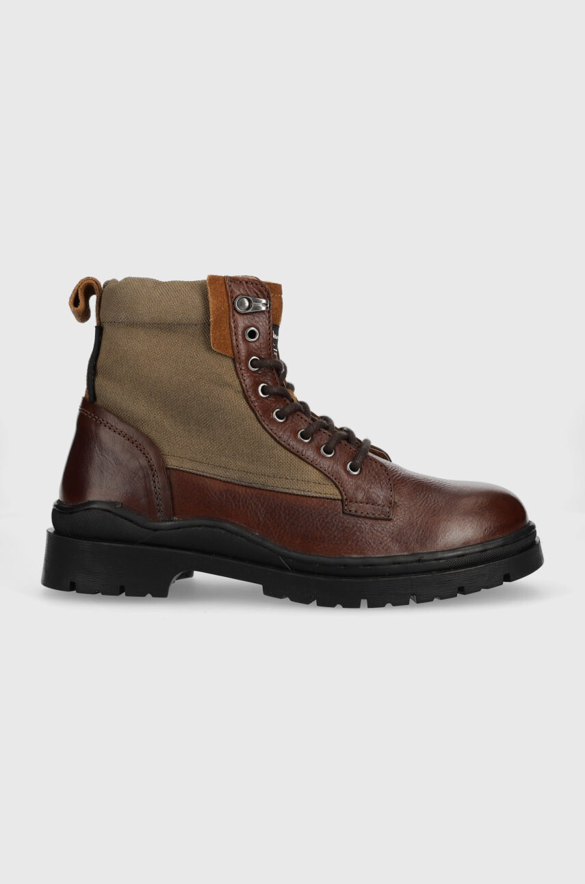 Pepe Jeans Обувки Brad Boot Combi в кафяво - Pepit.bg