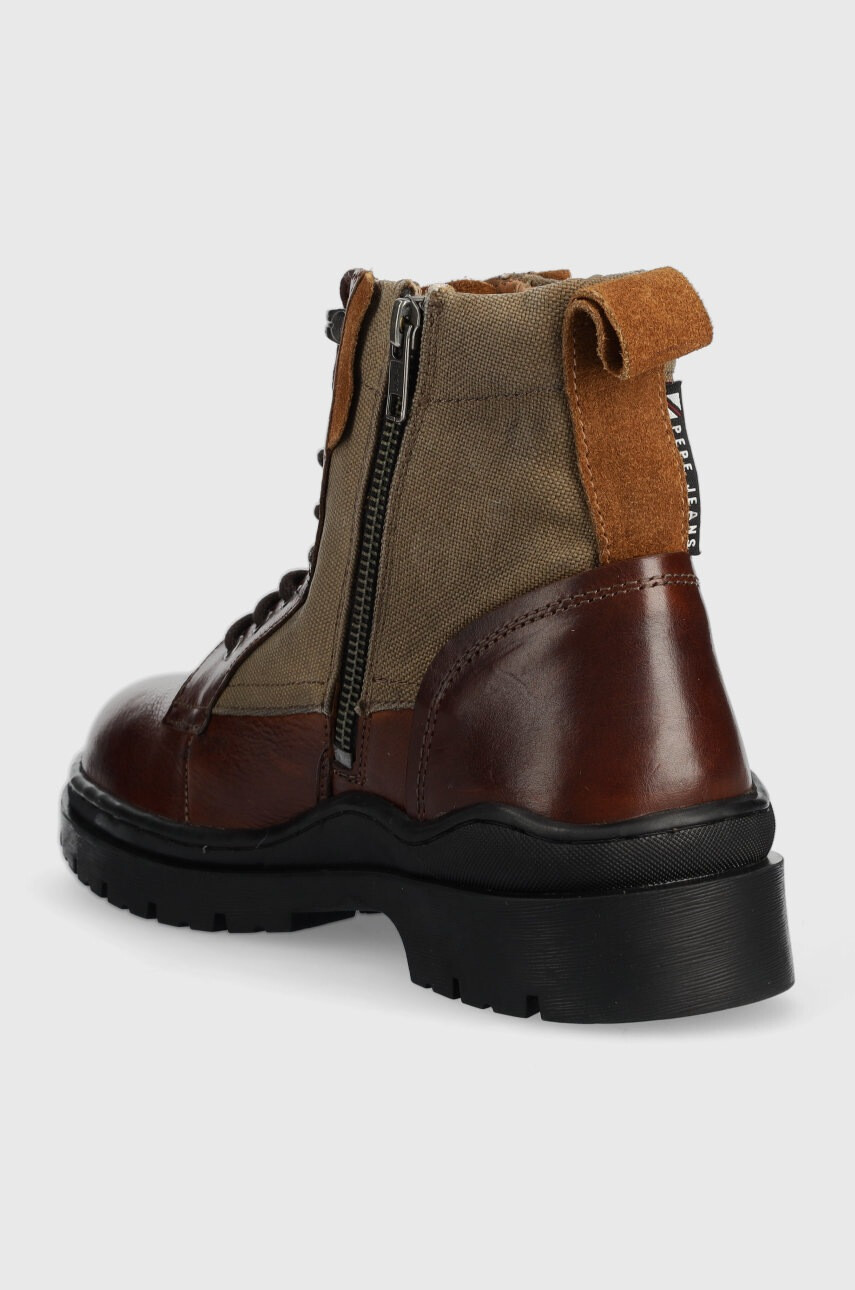 Pepe Jeans Обувки Brad Boot Combi в кафяво - Pepit.bg