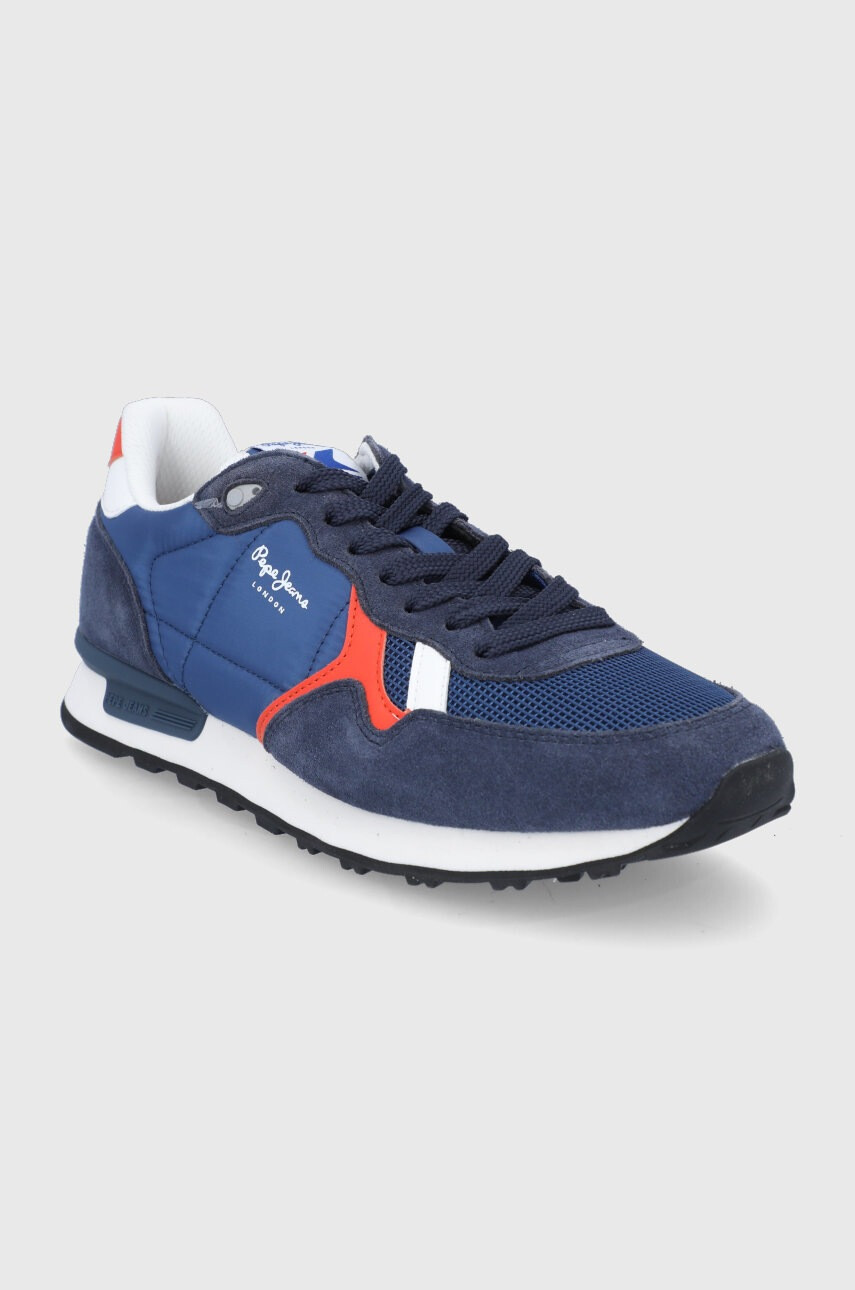 Pepe Jeans Обувки Britt Man Studio в тъмносиньо - Pepit.bg