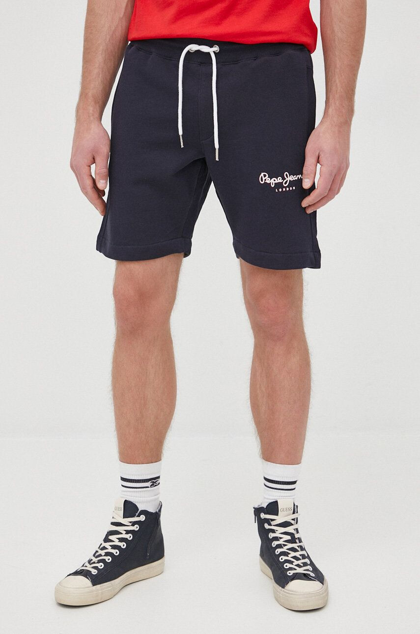 Pepe Jeans Памучен къс панталон George Short - Pepit.bg