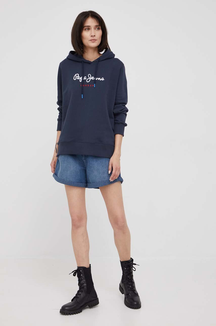 Pepe Jeans Памучен суичър Calista Hoodie - Pepit.bg