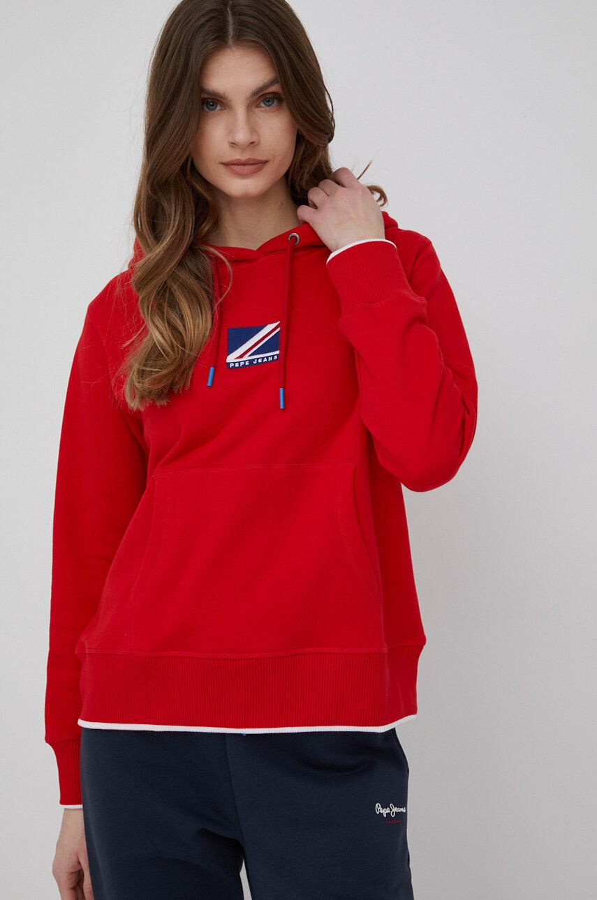 Pepe Jeans Памучен суичър Charlotte Hoodie - Pepit.bg