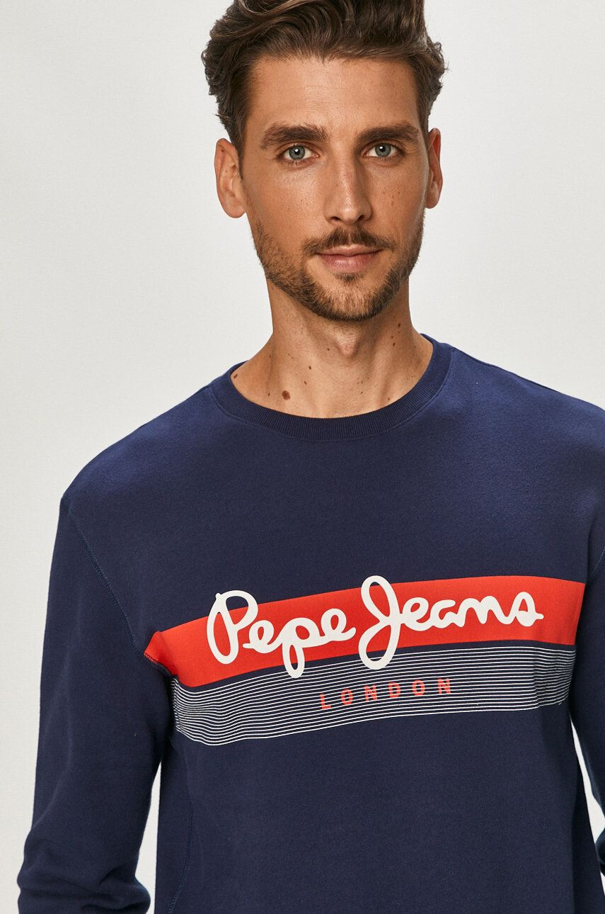 Pepe Jeans Памучен суичър Elvin - Pepit.bg