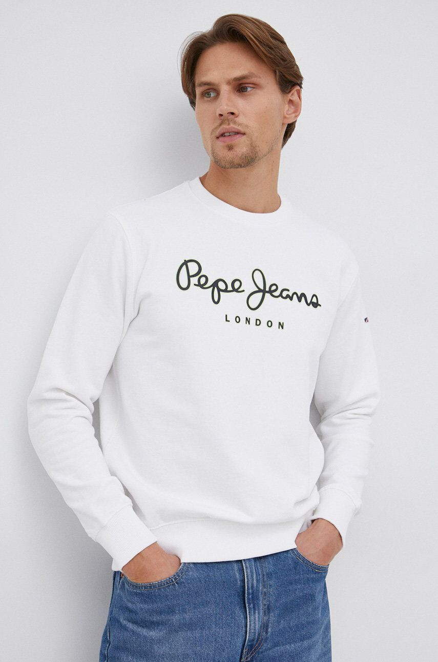 Pepe Jeans Памучен суичър George Crew - Pepit.bg