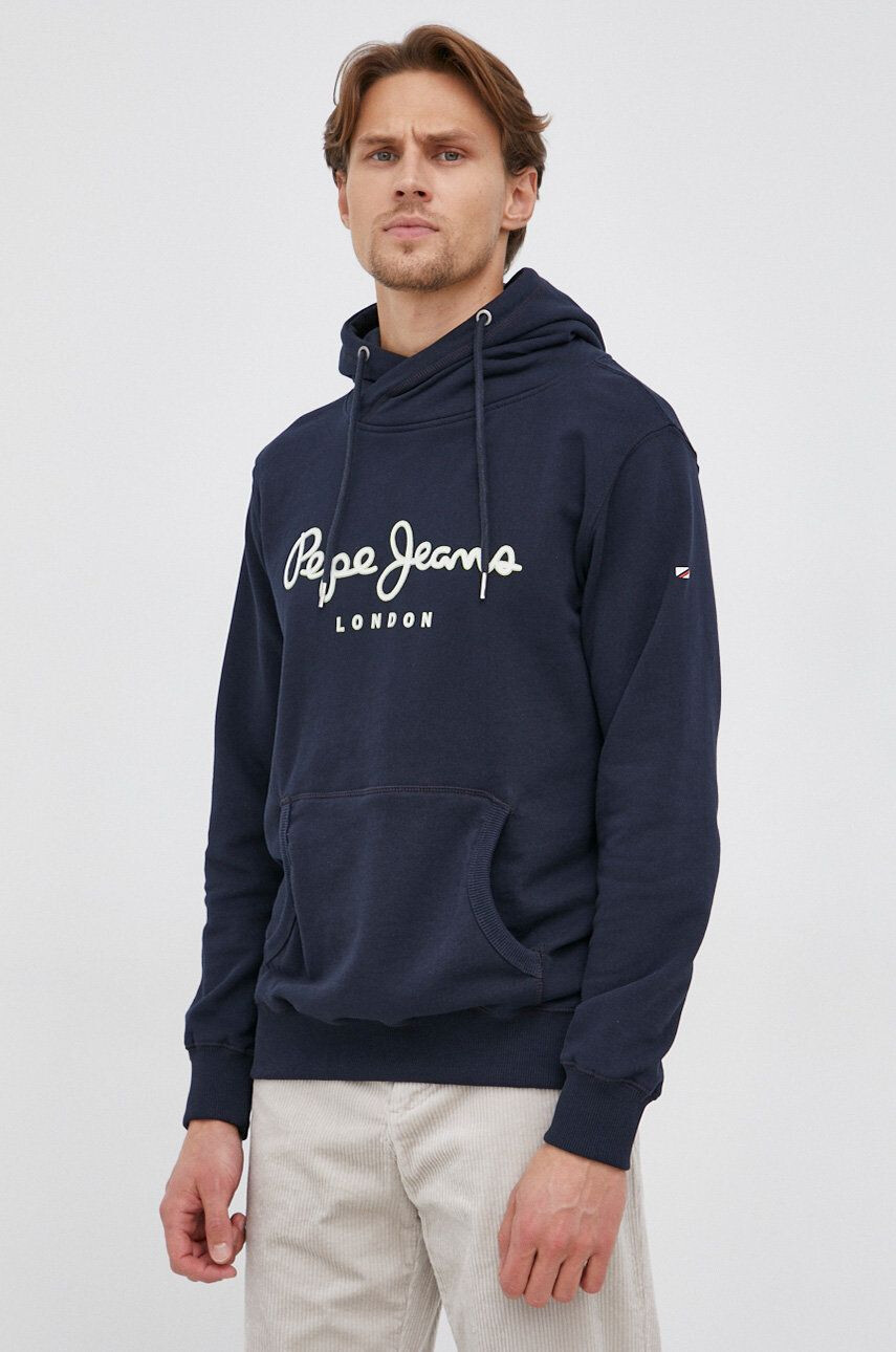 Pepe Jeans Памучен суичър George Hoody - Pepit.bg